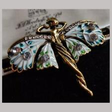 Vintage Art Nouveau Style Fairy Nymph Brooch Shawl Pin Pendant Jewelry UNIQUE picture