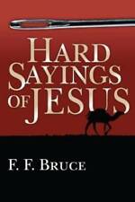 Hard Sayings of Jesus (Jesus Library) - Paperback By Bruce, F. F. - GOOD picture