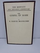 The Moffatt New Testament Commentary Gospel of Mark by B Harvie Branscomb VGC picture