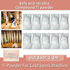 10Packs Stage Effect Cold Spark Machine Powder 1-5M for Wedding Party Show picture