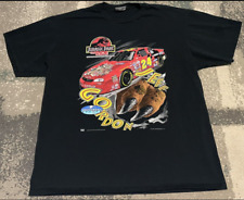 Vintage 1997 Jeff Gordon NASCAR Jurassic Park Ride T-Shirt picture