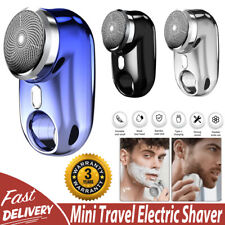Mini Shave Portable Electric Razor for Men USB Rechargeable Shaver Home Travel picture