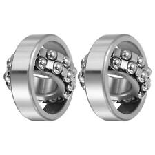 2pcs 1305 pendulum ball bearings 25mm 62mm 17mm two-row open chrome-plated steel picture