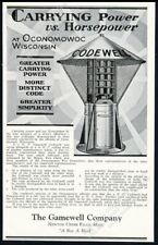 1929 Gamewell Codewell warning siren art vintage trade print ad picture