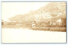 c1918 Train Wreck Railroad Disaster View Canada RPPC Photo Unposted Postcard picture