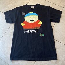Vintage 1997 Global Basics South Park Cursing Cartman Men L Black Shirt Comedy picture
