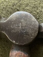 Antique Cheney Corp. Machinists Ball Peen Hammer 396 Orig Handle NY 🇺🇸 Nice picture