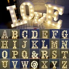 Alphabet LED Number and symbol Light Up Plastic English Letters Standing Hanging picture