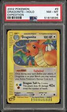 Dragonite #9/165 Holo Expedition 2002 Pokemon Card PSA 8 NM-MT picture
