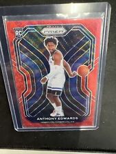 Anthony Edwards Ruby Red Wave Prizm Rookie Timberwolves Basketball picture