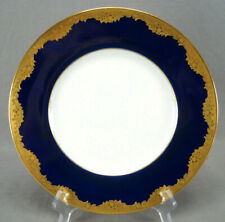 Minton PA8796 Cobalt Blue & Gold Encrusted Floral 10 1/8 Inch Plate Circa 1914 picture
