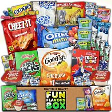 Lunch Box Snacks Box Candy Cookies Cereal (40 Count) Snack Care Package Gift Box picture