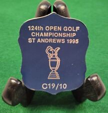 1995 British Open Golf St. Andrews Weekly Badge Tiger Woods 1st Palmer Last-RARE picture