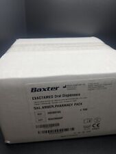 BAXTER BAXA ExactaMed Amber Oral Medicine Syringe Dispenser 5cc/5mL + Caps -100- picture
