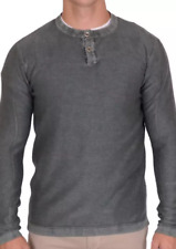 Vintage 1946 Men's Regular Fit Acid Wash Textured Sweatshirt Cotton Gray M picture