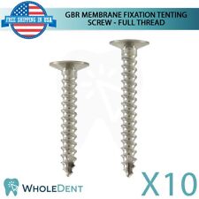10x GBR Titanium Full Thread Tenting Screw Membrane Fixation Dental picture