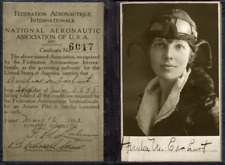 Amelia Earharts Pilot License From 1923 Aviatrix.PNG 8x10 Photo Print picture