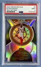 Kevin Durant PSA 9 Mint 2022 Panini Crown Royale Test Of Time /99 #6 *POP 1* picture