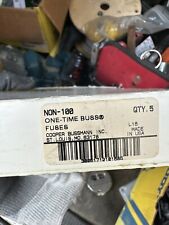 BUSSMANN BUSS ONE-TIME NON-100 100A/250V FUSES, (LOT OF 5) picture