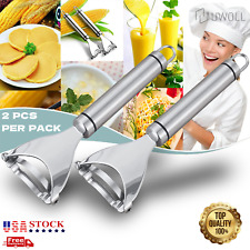 Corn Peeler Stainless Steel Cob Thresher Stripper Remover Kitchen Cutter Tool picture