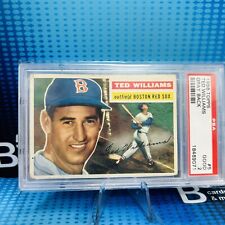 1956 Topps Ted Williams #5 HOF PSA 2 Gray Back picture