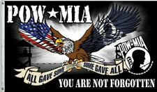 3x5FT Durable Flag POW-MIA You Are Not Forgotten Pow Mia Powmia Military Banner picture