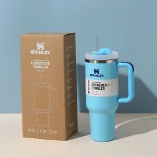 NEW BLUE Stanley 40oz H2.0FlowState Stainless Steel Vacuum Insulated Tumbler picture