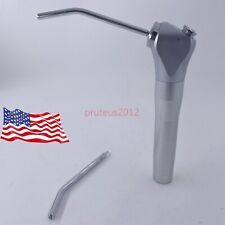 US Dental 3 Way Air Water Spray Triple Syringe Handpiece 2 Nozzles Tips Tubes picture