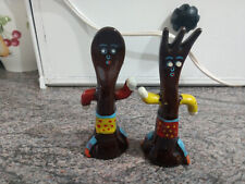 Vintage Anthropomorphic Spoon & Fork Salt and Pepper Shakers Set picture