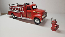1956 TONKA FIRE TRUCK PUMPER TRUCK  NO. 5 COMPLETE WITH HYDRANT PATINA picture