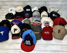 Lot of 25 Vintage Baseball Hats Sports Beer Trucker Florida Disney Electric Caps picture