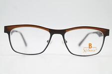 Glasses Brillenmann Xclusiv Xc-T01 Braun Metallic Oval Frames New picture