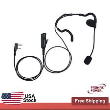 Left Single-Muff Boom Headset with PTT Mic for Kenwood, Baofeng & Retevis Radios picture