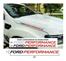 Ford Performance Logo Decal Decals Emblem Sticker Sheets -2 Pack picture