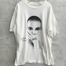 Vtg Sinead O' Connor In Tour Heavy Cotton White Full Size Shirt AJ087 picture