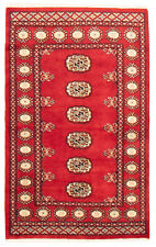 Traditional Hand-knotted Vintage Tribal Carpet 2'7