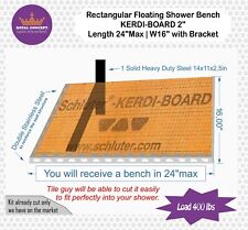 Floating Shower Bench - Schluter Kerdi-Board 2