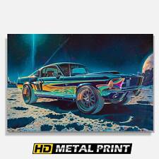 Vintage Car Art Ford Mustang Muscle Metal Wall Decor picture