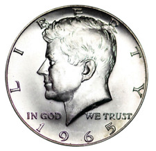 1965 Kennedy 40% Silver Half Dollar Uncirculated US Mint picture