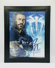 WWE Officially Autographed Framed Photo 16x13 “The Tribal Chief” Roman Reigns picture