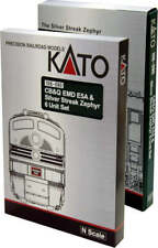 NEW Kato CB&Q EMD E5A & Streak Zephyr 6 Unit Set Silver N Scale 106-090 picture