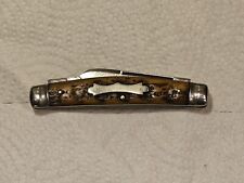  Antique 1915 Utica Cutlery Co.New York USA  Bone Handle 2 Blade Congress Knife. picture