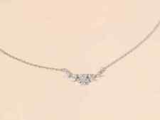 Elegant Flower Pendant 14k White Gold Plated 2Ct Marquise Lab Created Diamond picture