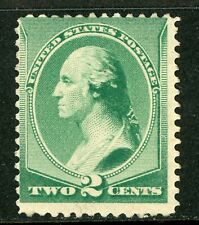 USA 1887 American Printing New Designs 2¢ Washington Scott # 213 MNH B726 picture