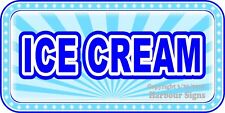 ICE CREAM DECAL (CHOOSE YOUR SIZE) Concession Food Truck Cart Vinyl Sticker  picture