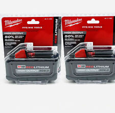 New Genuine 18V Milwaukee 48-11-1865 6.0 AH Batteries M18  High output 2PC picture