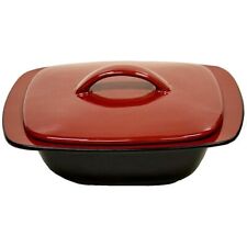 Corningware China Red Ryku 2-quart Stoneware Casserole Dish with Lid picture