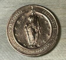 Washington Commemorative Coin 1800-1950 National Capital Medal Copper/Bronze picture