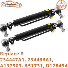 D128454 D84800 234447A1 New Power Steering Cylinder for Case Backhoe Loaders 2PC picture