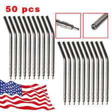 50 pcs USA Dental 3 Way Air Water Spray Triple Syringe W/ Nozzles Tips Tubes 3-1 picture